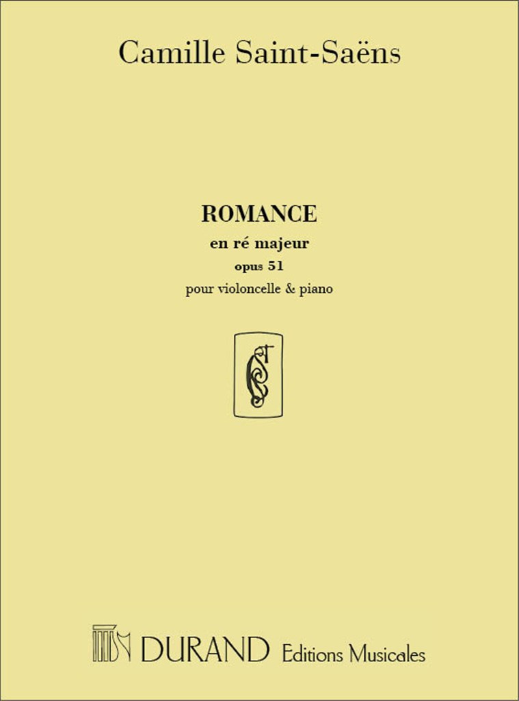 Romance En Re Op 51 - Pour Violoncelle (Ou Violon)